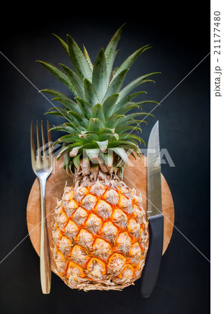 Fruit Fresh Pineapple Background Diet Concept Fruit Fresh Pineapple Background Diet Concept 21177480