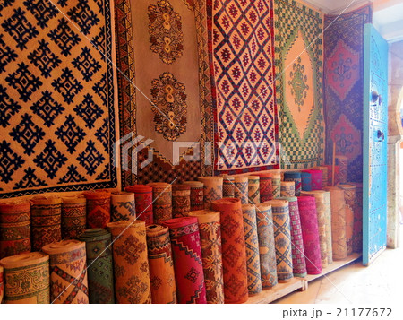 チュニジア絨毯　Tunis, Republic of Tunisia 21177672