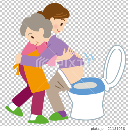 排泄介助　介護　高齢者 21181058