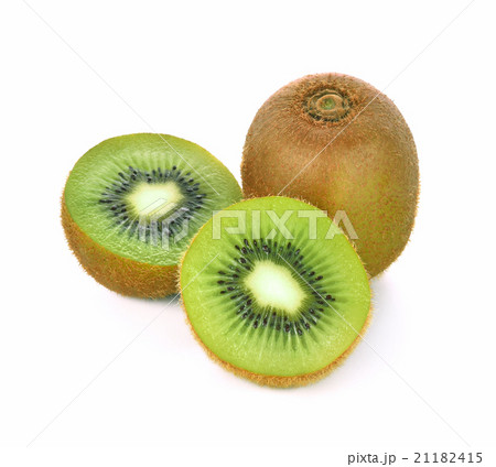 Kiwi fruit isolated on white background Kiwi fruit isolated on white background 21182415