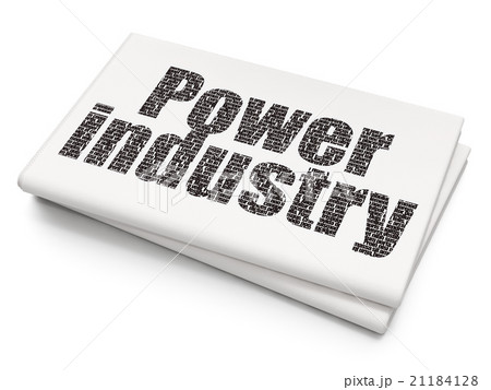 Industry concept: Power Industry on Blank 21184128