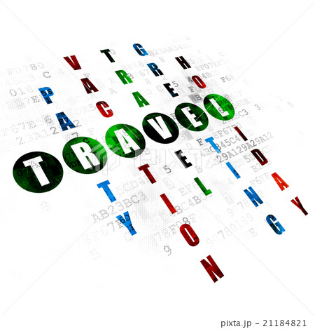 Entertainment, concept: Travel in Crossword Puzzle Entertainment, concept: Travel in Crossword Puzzle 21184821