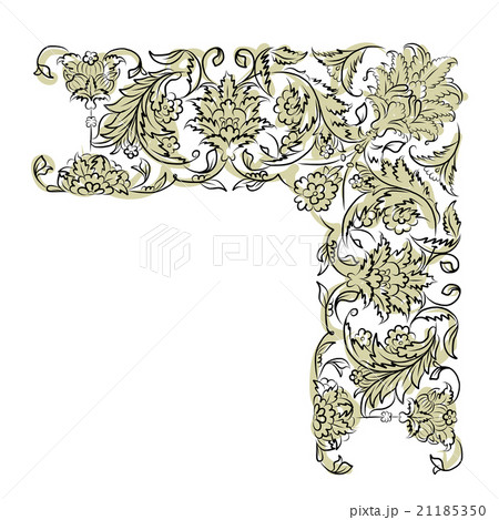 Floral vignette for your design 21185350