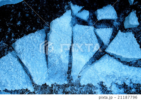 Texture of broken ice frost crack Texture of broken ice frost crack 21187796