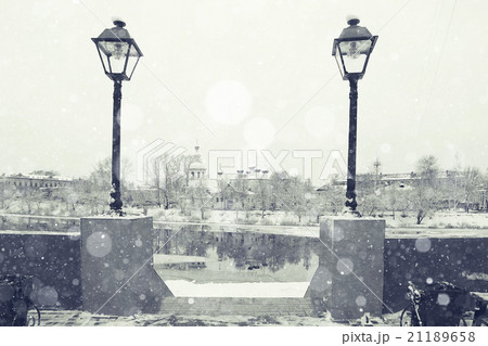 winter cityscape landscape winter cityscape landscape 21189658