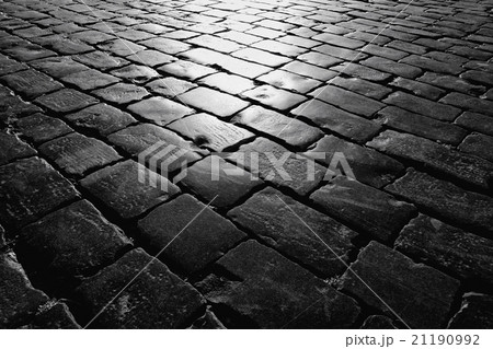 texture of the stone pavement 21190992