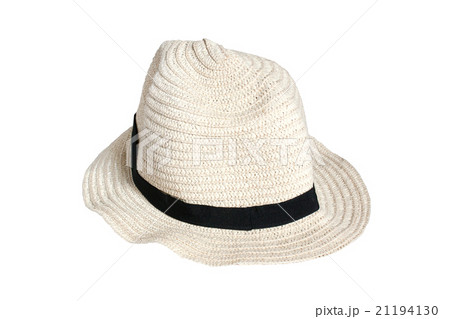 Beach hat on white background Beach hat on white background 21194130
