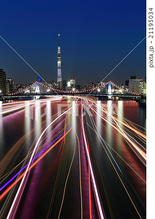 東京スカイツリーと清洲橋 東京スカイツリーと清洲橋 21195034