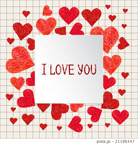 Frame made of hearts Frame made of hearts 21196347