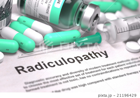 Diagnosis - Radiculopathy. Medical Concept. 21196429