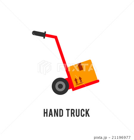 Hand truck illustration 21196977
