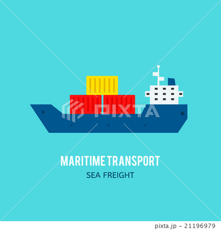 Maritime transport illustration 21196979