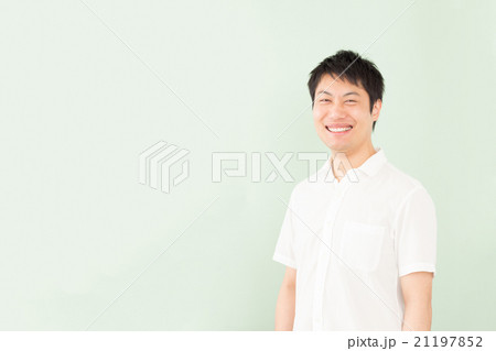 男性　グリーンバック 21197852