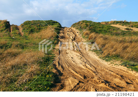 Motocross and autosport track 21198421