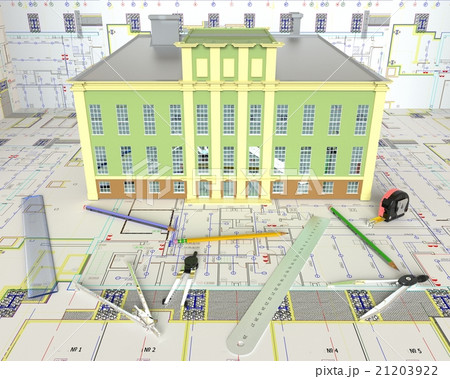 House Layout And Architectural Drawings 21203922