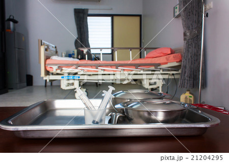 Medical syringes in patient Rooms background Medical syringes in patient Rooms background 21204295