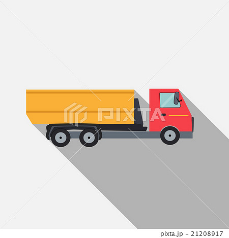 Ftat Truck Vector Illustration Ftat Truck Vector Illustration 21208917
