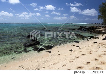 Mauritius. Stony landscape of the island Gabriel. Mauritius. Stony landscape of the island Gabriel. 21209511