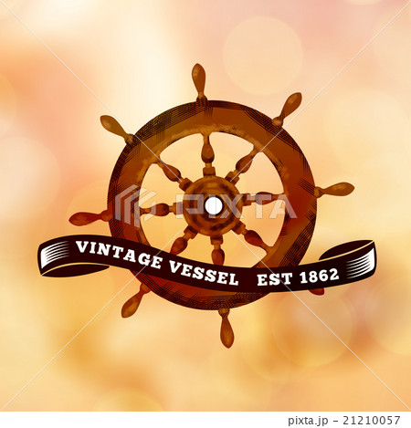 Composite image of vintage rudder 21210057