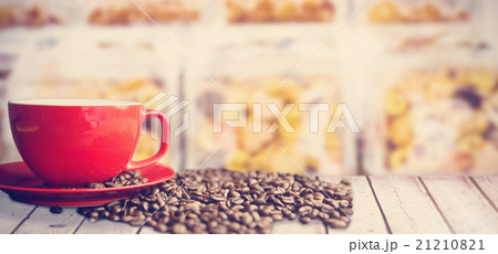 Composite image of wooden table 21210821