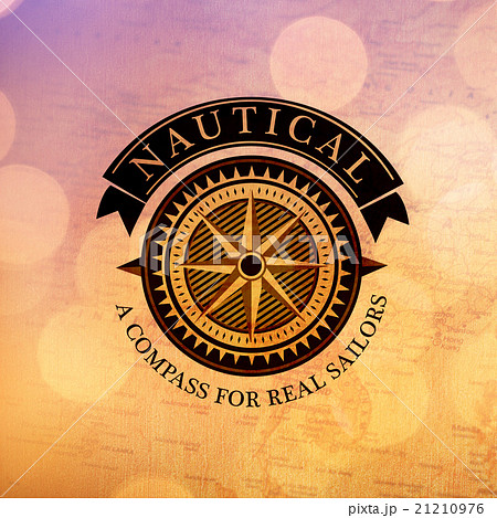 Composite image of nautical compass icon Composite image of nautical compass icon 21210976