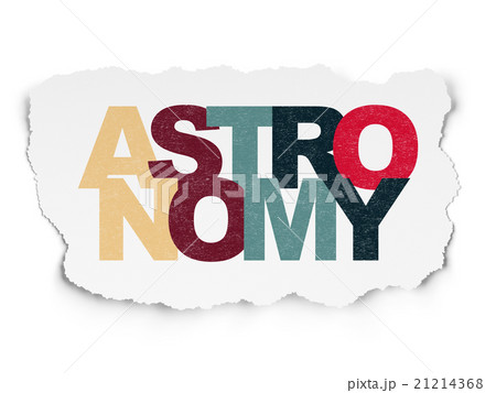 Studying concept: Astronomy on Torn Paper 21214368