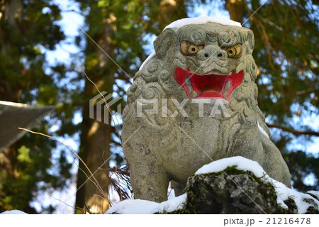 須走浅間神社の狛犬 須走浅間神社の狛犬 21216478
