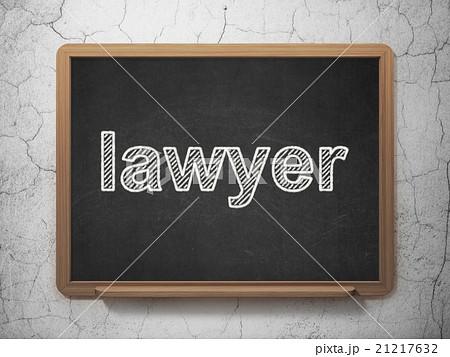 Law concept: Lawyer on chalkboard background 21217632