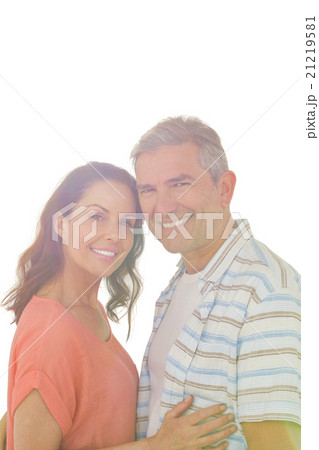 Portrait of smiling couple 21219581