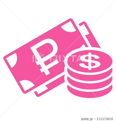 Rouble And Dollar Cash Icon 21223820