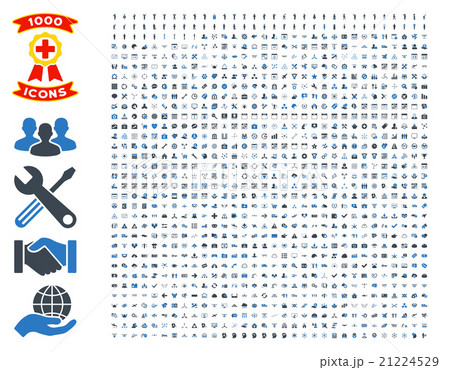 Set Of 1000 Flat Vector Icons 21224529