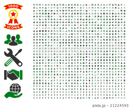 Set Of 1000 Flat Vector Icons 21224593