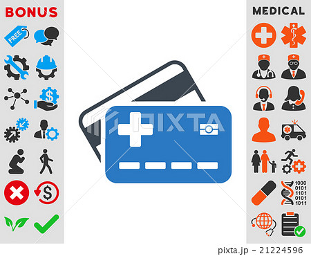 Medical Insurance Cards Icon 21224596