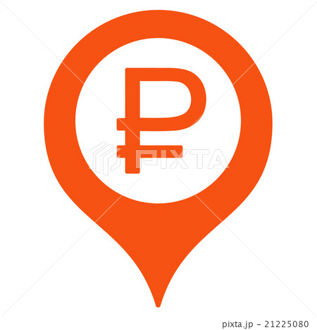 Rouble Bank Marker Icon 21225080
