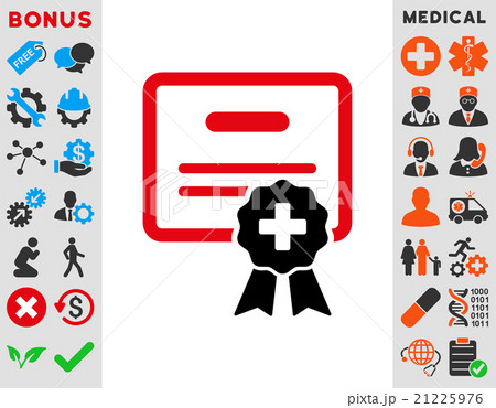 Medical Certification Icon Medical Certification Icon 21225976