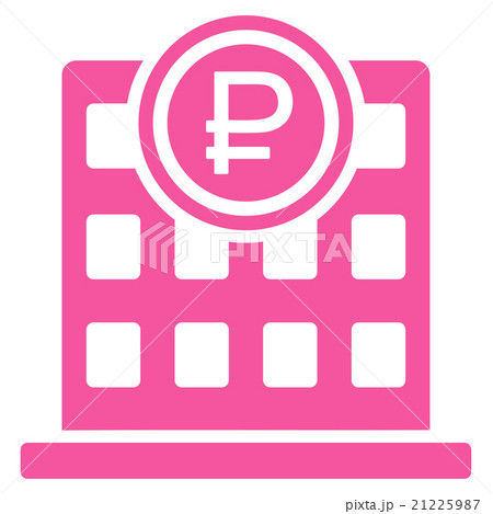 Rouble Bank Office Icon Rouble Bank Office Icon 21225987