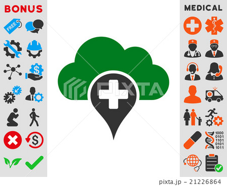 Medical Cloud Icon Medical Cloud Icon 21226864