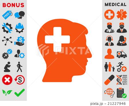 Plus Man Head Icon Plus Man Head Icon 21227946