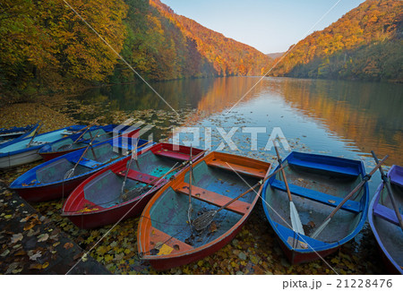 Lillafured tourist resort in autumn season Lillafured tourist resort in autumn season 21228476