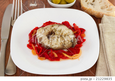 fish with vegetables fish with vegetables 21229835