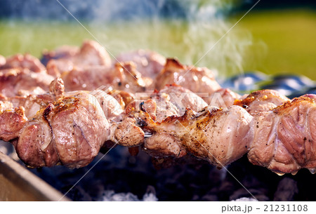 Barbecue skewers with meat Barbecue skewers with meat 21231108
