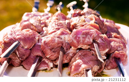 Barbecue skewers with meat Barbecue skewers with meat 21231112