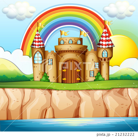 Palace towers in the field 21232222