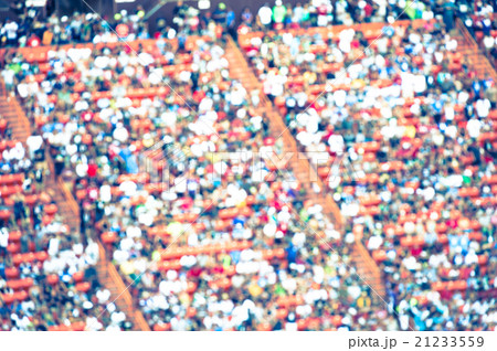 観戦する人々,ぼかし 21233559