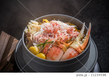 かにの釜めしcrab Pot meal Japanese foods (kamameshi) かにの釜めしcrab Pot meal Japanese foods (kamameshi) 21234596