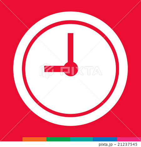 Time Clock icon Illustration sign design Time Clock icon Illustration sign design 21237545