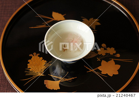 茶事　待合　桜湯　１ 21240467