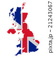 Map and flag of United Kingdom 21243067