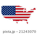 Map and flag of USA 21243070