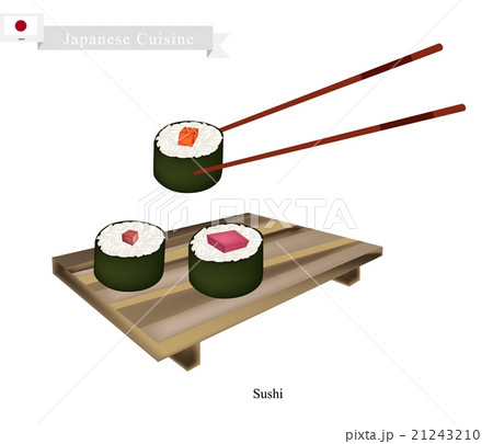 Japanese Sushi Roll, A Famous Dish in Japan Japanese Sushi Roll, A Famous Dish in Japan 21243210